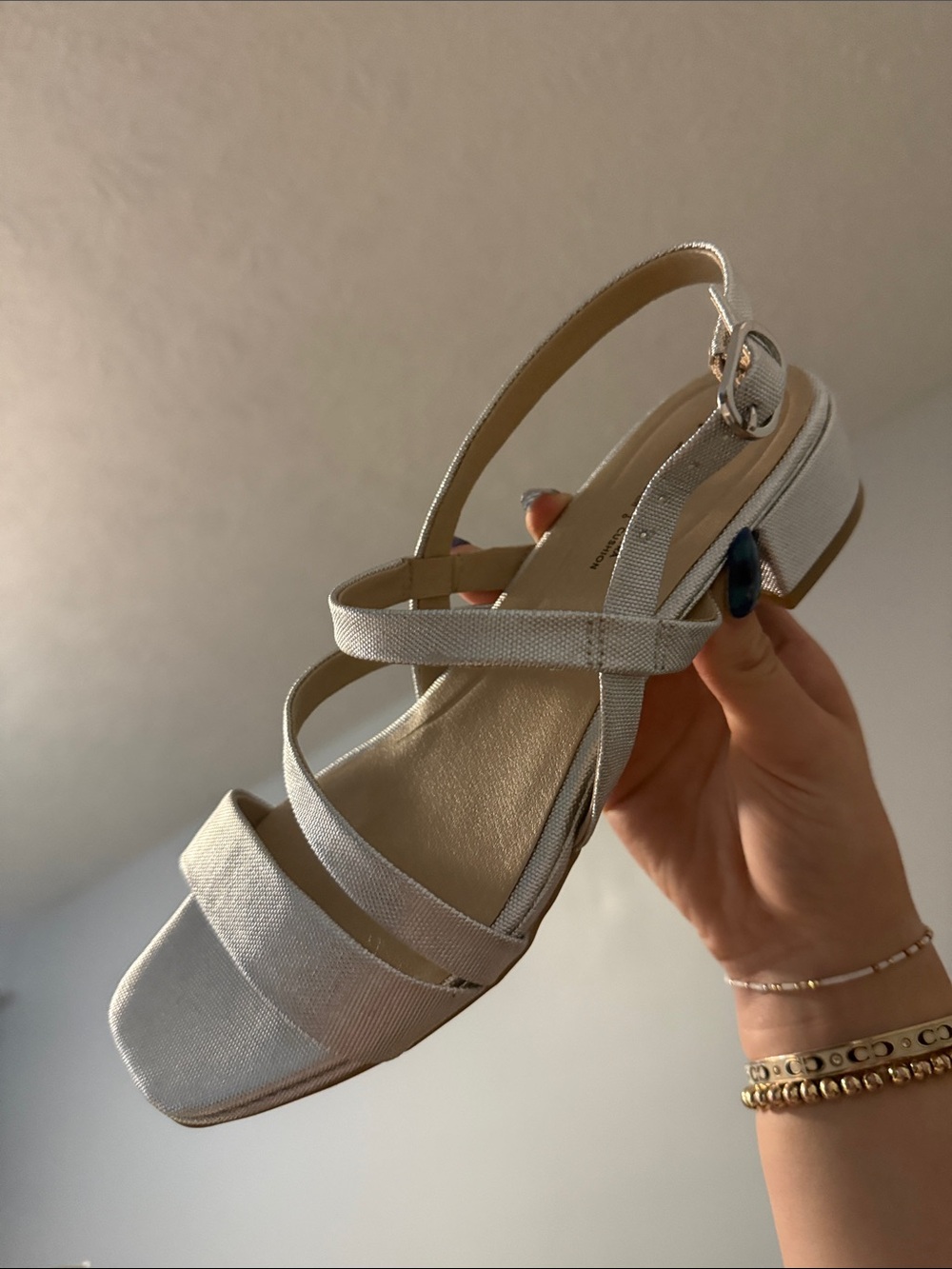 Life Stride Women’s Janet Square Open Toe Slingback Dress Sandals - Picture 3 of 9